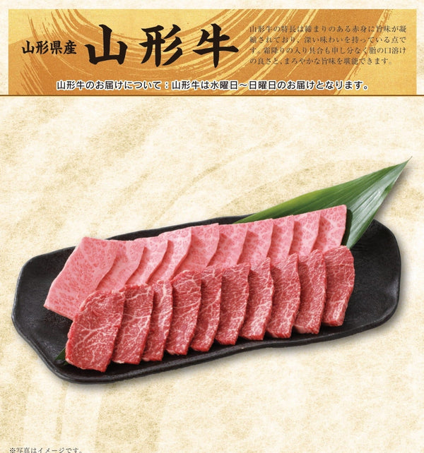 【冷蔵】山形牛 焼肉用２種食べ比べセット ZM-4